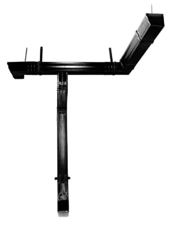 Кронштейн трубы на кирпич ГрандЛайн Vortex Matt Полиэстер Matt 0,45 RAL 9005 (черный)