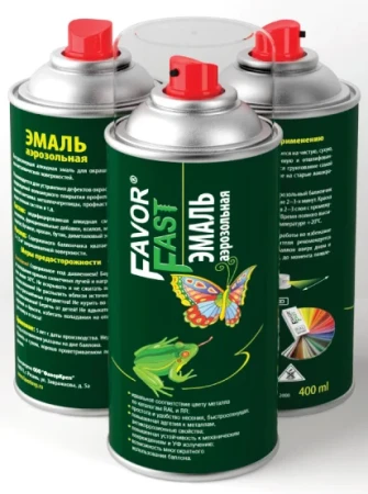Многоразовый баллончик для покраски металла Favor Fast Ral 7005