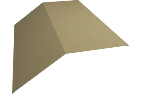 Планка конька плоского Grand Line 145x145 0,45 Полиэстер цвет RAL 1014