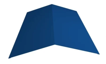 Планка конька плоского простая Металл Профиль 115x115x2000 0,45 Полиэстер цвет RAL 5005