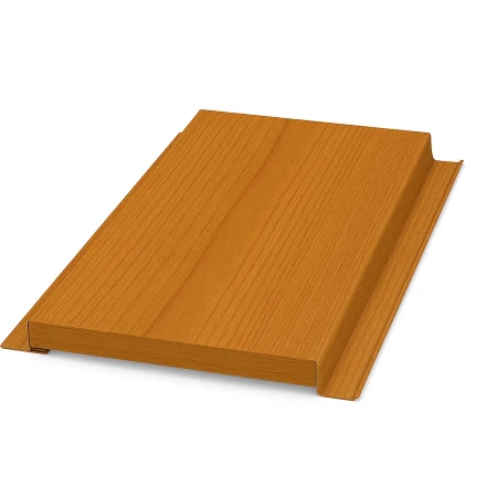 Линеарная панель Металл профиль Primepanel-Т-Г 24х178 мм с рустом Ecosteel T под дерево