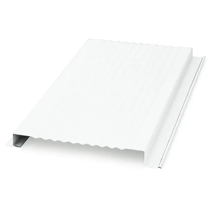 Линеарная панель Металл профиль Primepanel-О-В 24х365 мм с рустом полиэстер Ral 9003