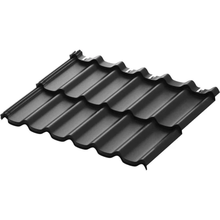 Стокгольм Rooftop Matte 0,5 (1205х775) Zn180 Ral 9005