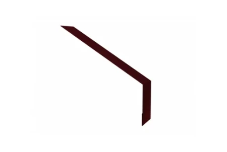 Планка капельник для мягкой кровли Grand Line 135x50 0,4 Полиэстер цвет RAL 3005