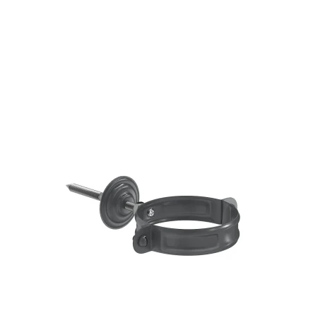 Хомут трубы d-100 мм с комплектом Aquasystem Premium Pural 0,6 RAL 7024