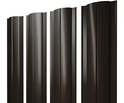 Штакетник Grand Line Полукруглый Slim Velur 0,5 прямой