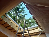 Подготовка проёма в кровле для окна Dakea KAV B900 94х118