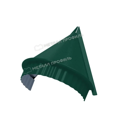 Заглушка конька круглого конусная Металл Профиль Viking E 0,5 цвет RAL 6005