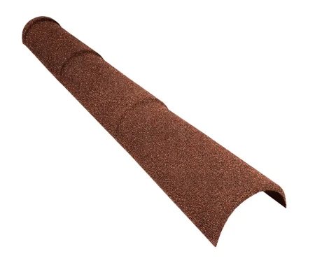 Конек полукруглый тройной для композитной черепицы Grand Line цвет Кленовый латте