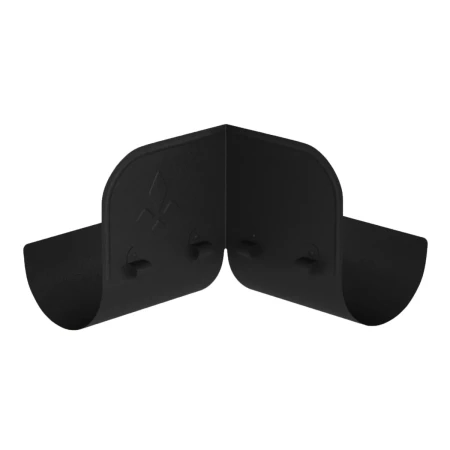 Ограничитель перелива желоба d-150 мм угловой Aquasystem Premium PU Matt 0,6 RAL 9005