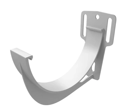 Кронштейн желоба slider ПВХ d-120 мм Grand Line Классика белый RAL 9003