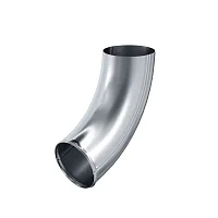 Колено стока (отвод трубы) d-90 мм Аквасистем Премиум 0,5 Оцинкованное