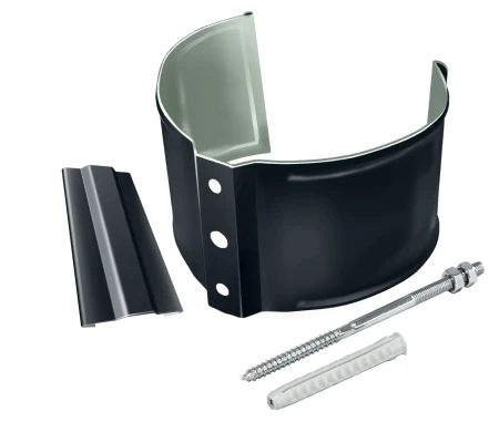 Кронштейн трубы на кирпич d-90 мм Grand Line Optima Полиэстер двухсторонний 0,6 RAL 7024