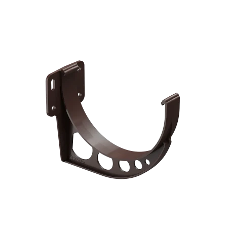 Кронштейн желоба ПВХ d-120 мм Döcke Standard темно-коричневый RAL 8019