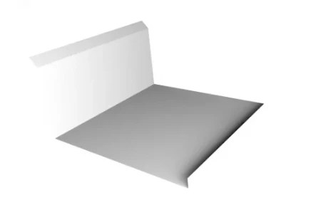 Планка примыкания нижняя Grand Line 20x122x260x15 0,5 Satin цвет RAL 9003