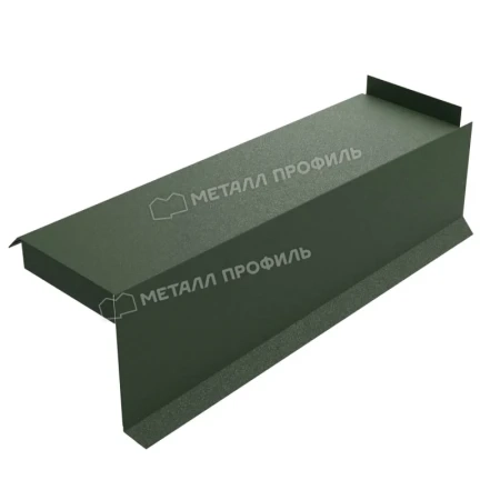 Планка сегментная торцевая правая Металл Профиль 400 мм 0,5 VikingMP E цвет RAL 6007