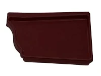 Заглушка желоба правая Grand Line Vortex Полиэстер 0,6 RAL 8017