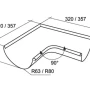 Угол желоба внутренний d-150 мм 90° Grand Line Полиуретан 0,6   фото