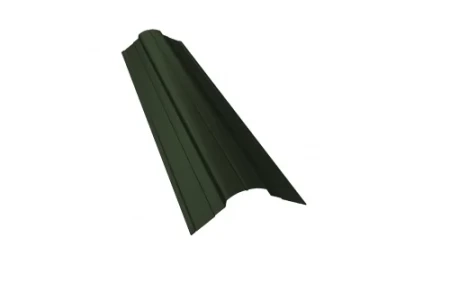 Планка конька фигурного Grand Line 70x70 0,5 Velur цвет RAL 6020