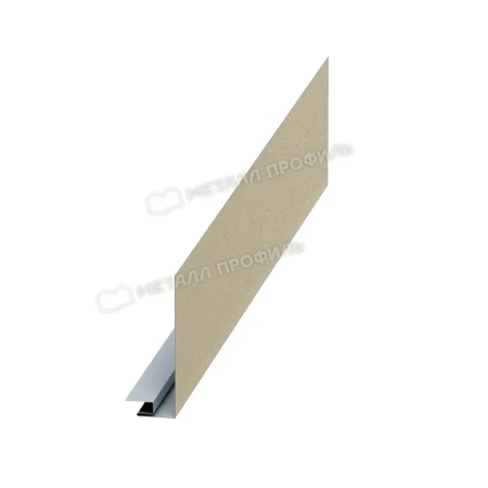 Планка карнизного свеса сложная Металл Профиль 185x50x2000 0,5 Norman цвет RAL 1015