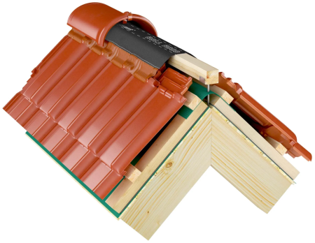 Коньковая вентиляционная лента Eurovent ROLL ECCO 310x5000 мм   фото