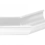 Угол желоба наружный d-150 мм 135 гр Aquasystem Premium Pural 0,6 RAL 9003