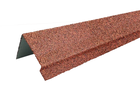 Наличник оконный металлический Lux Hauberk (гранулят) терракотовый