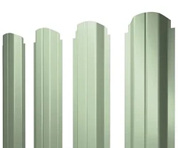 Штакетник Grand Line П-образный Satin 0,5 фигурный