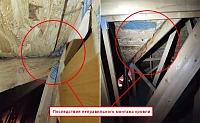 Последствия протечки кровли из-за нарушений при монтаже