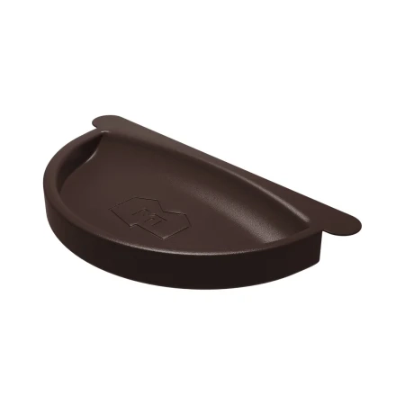 Заглушка желоба d-150 мм Металл Профиль FORAMINA PUR Purman двухсторонний 0,6 RAL 8017 Заглушка желоба d-150 мм Металл Профиль FORAMINA PUR Purman двухсторонний 0,6 RAL 8017