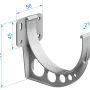 Кронштейн желоба ПВХ d-120 мм Döcke Standard   фото