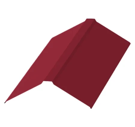 Планка конька плоского Металл Профиль 190x190x2000 0,45 Полиэстер цвет RAL 3003