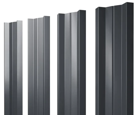 М-образный PurPro Matt 0,5 RAL 7024 прямой