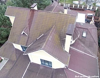 Черепичная кровля до замены на кликфальц Grand Line