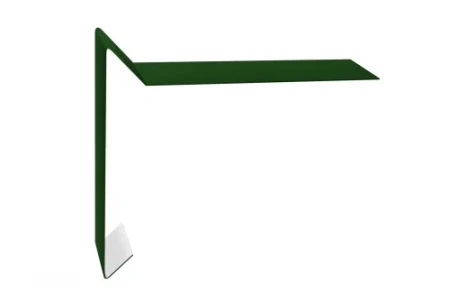 Планка ветровая для мягкой кровли Grand Line 100x20x100 0,45 Полиэстер цвет RAL 6002