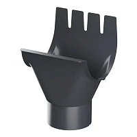 Воронка желоба выпускная d-150x100 мм Металл Профиль FORAMINA PUR Purman двухсторонний 0,6 RAL 7024