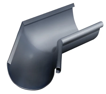 Угол желоба внутренний d-150 мм 135 гр Grand Line Полиуретан 0,6 RAL 7024