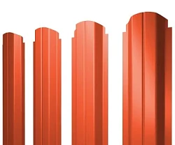 Штакетник Grand Line П-образный Satin 0,5 фигурный