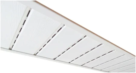 Виниловый софит Grand Line Estetic Premium со скрытой перфорацией белый