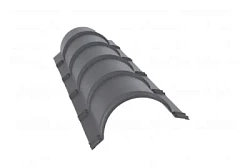 Планка малого конька полукруглого Grand Line Satin 0,5