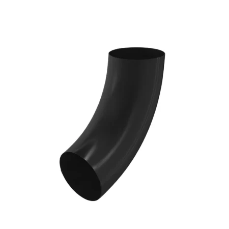 Колено трубы d-90 мм Aquasystem Comfort Полиэстер 0,55 RAL 9005