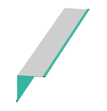 Планка угла внутреннего Металл Профиль 115x115x2000 0,50 PURMAN цвет Tourmalin Светло-зеленый металлик