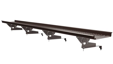 Для металлочерепицы с высотой ступеньки 400 мм 3 м, Ral 8017