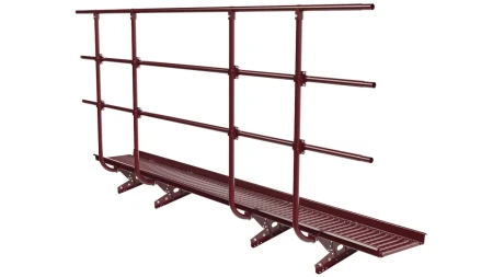 С ограждением для фальцевой кровли 3 м, Ral 3005