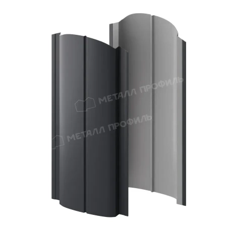 Круглый Ellipse Norman 0,5 RAL 7024 фигурный