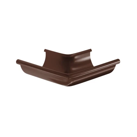 Угол желоба наружный d-125 мм 90° Aquasystem Premium PU 0,6 RAL 8017