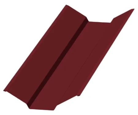 Планка ендовы верхняя Металл Профиль 76x76x2000 0,5 Norman цвет RAL 3011