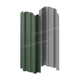 Штакетник Металл Профиль Прямоугольный Lane Puretan 0,5 фигурный