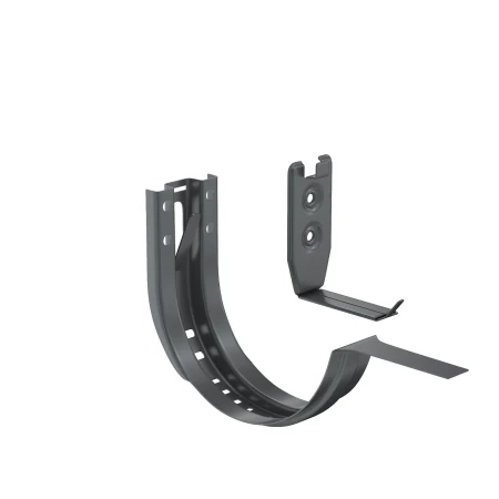 Крюк крепления желоба d-150 мм регулируемый (комплект) Aquasystem Premium Pural 4,0 RAL 7024