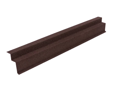 Планка карнизная для композитной черепицы Luxard цвет Мокко Планка карнизная для композитной черепицы Luxard цвет Мокко